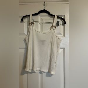 white Forever 21 tank top size L